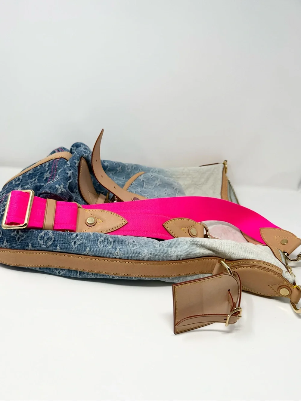 Louis Vuitton Monogram Denim Sunburst PM Blue Ombre Pink Limiter Edition